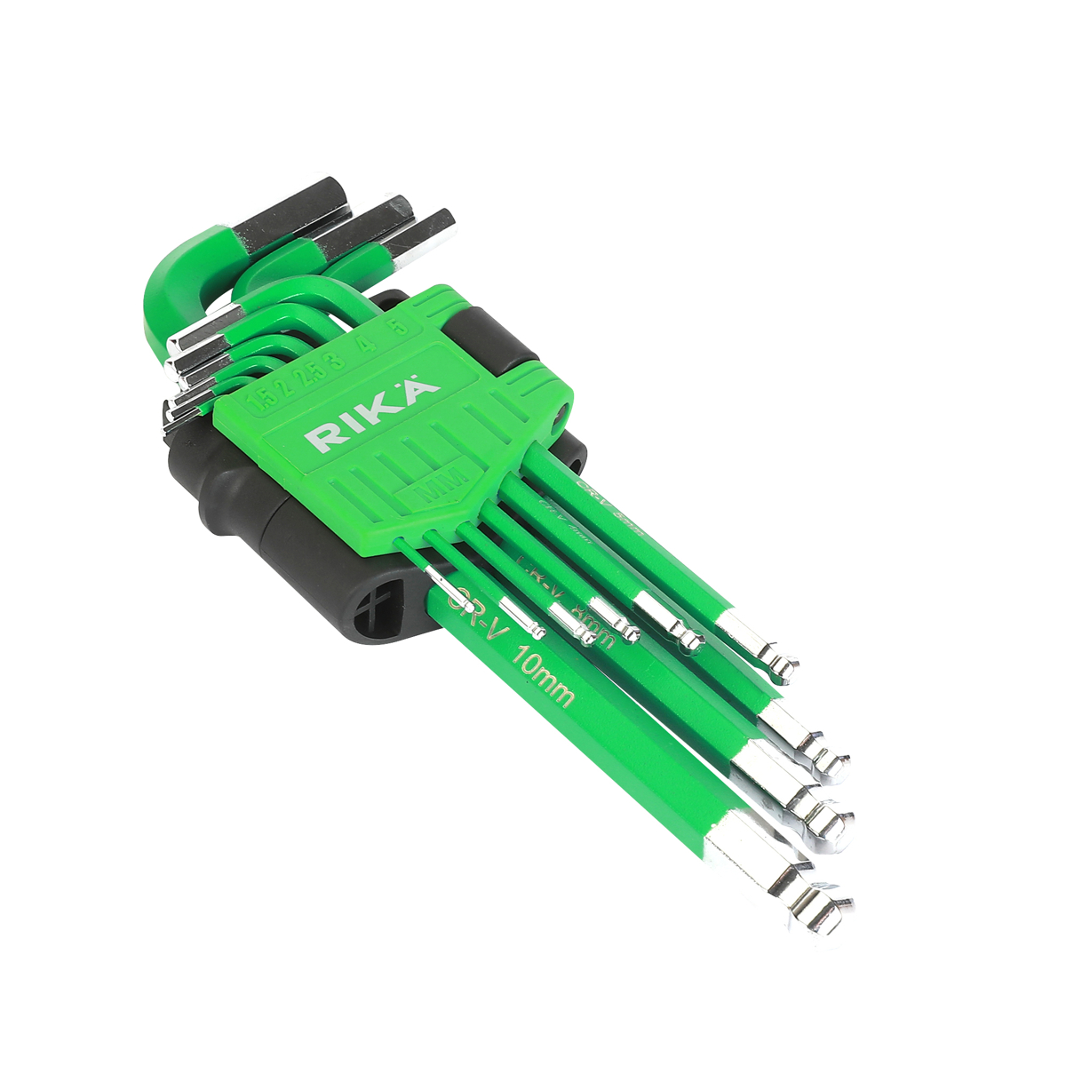 Rikä 9-Piece Professional Metric Long Ball-End Hex Key Set